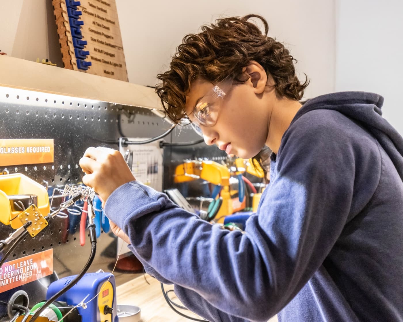 A student demonstrating a mastered skill with confidence.